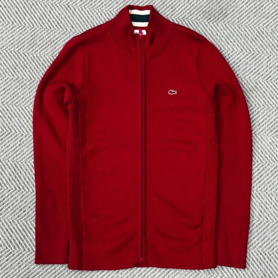 라코스테 울 니트 집업 v2839 상품이미지1