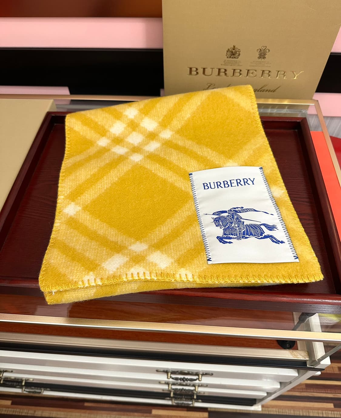 버버리 리버서블 스카프 100% 램스울 상품이미지1