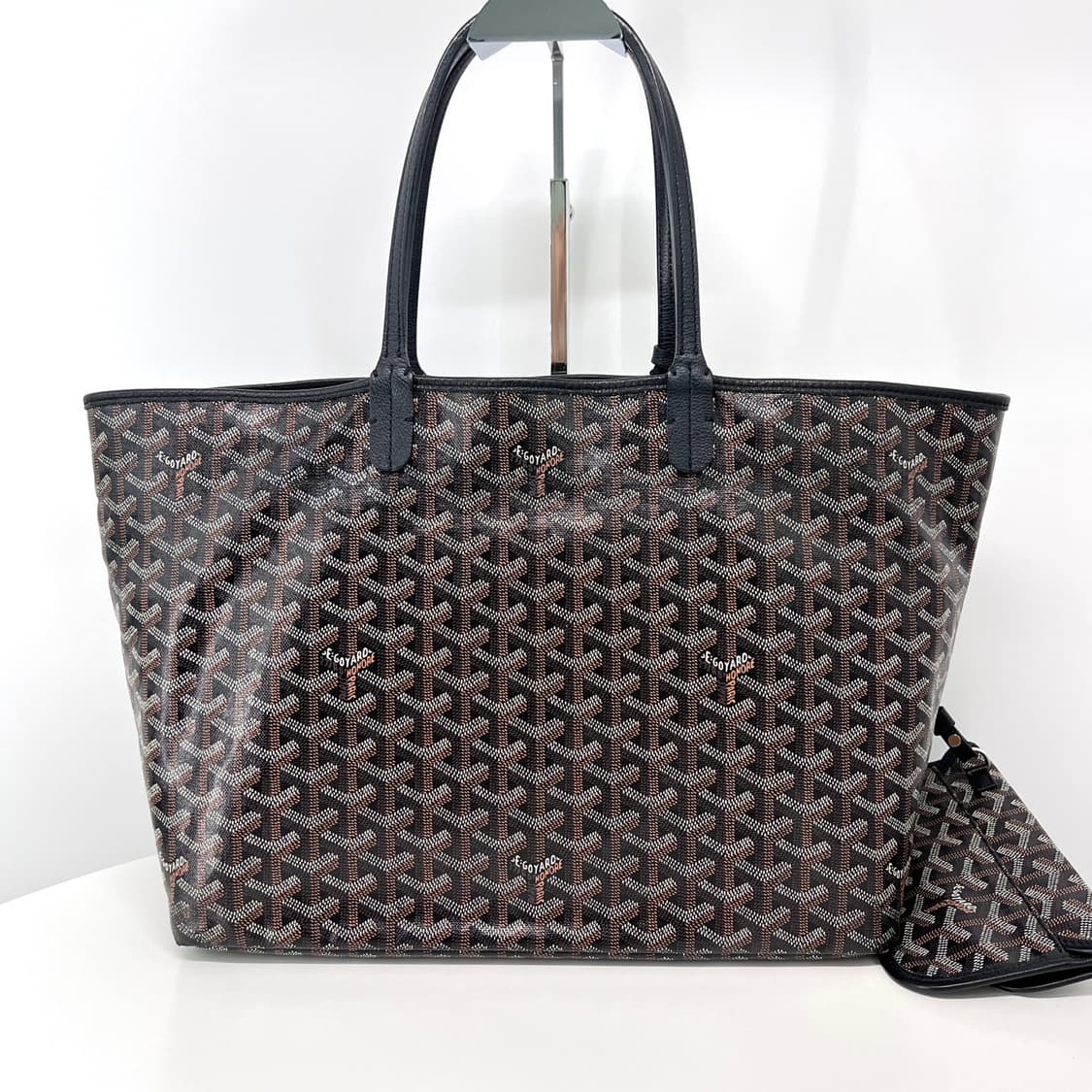 [감정완료] 고야드 생루이 쇼퍼백 블랙 PM 상품이미지4