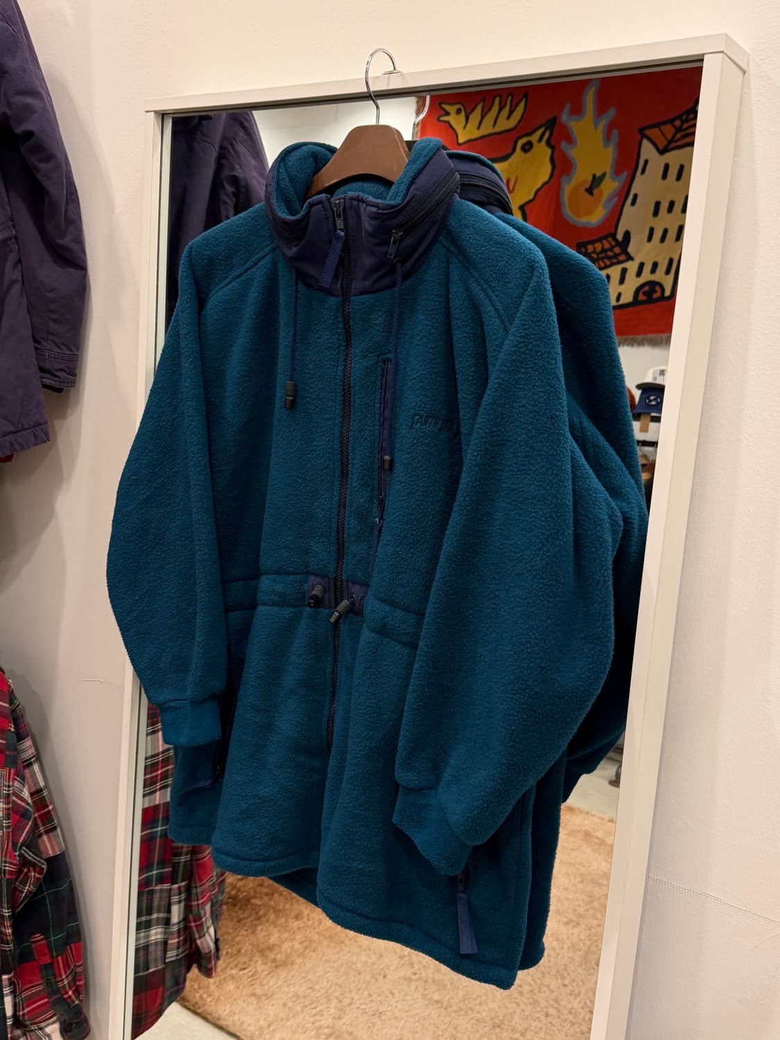 90s Earth Sea Sky 빈티지 폴라텍 플리스 집업 자켓 상품이미지1