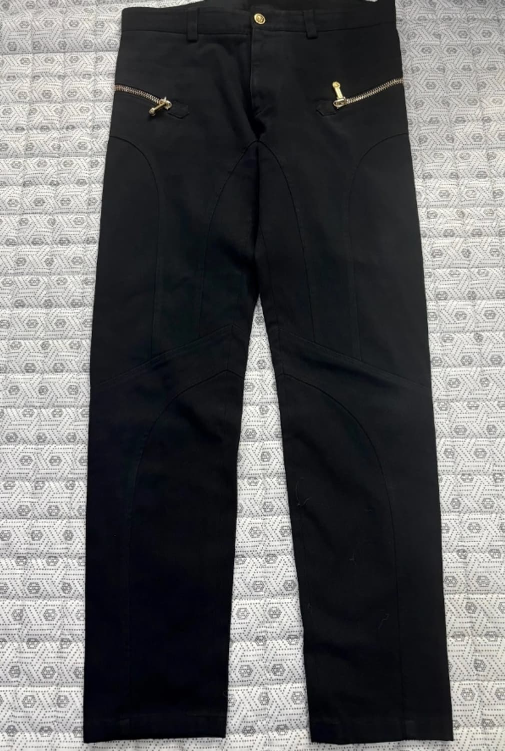 베르사체 블랙 팬츠 50 사이즈 상품이미지1