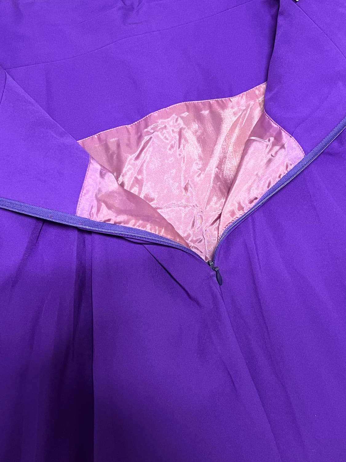 김순일 KIMSOONIL 코리안 빈티지 퍼플 스커트 상품이미지5