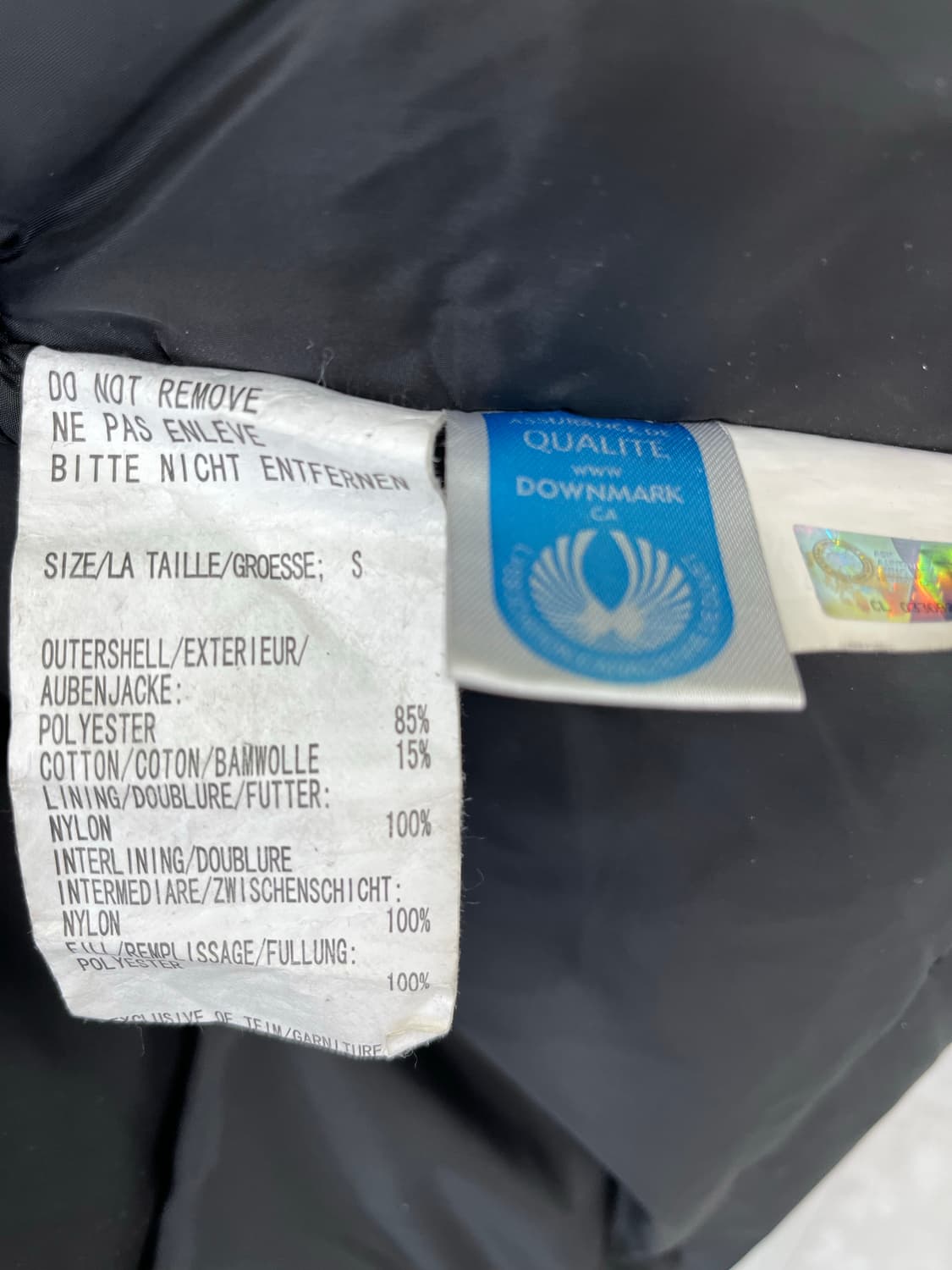 캐나다구스 블랙 패딩 S/P 상품이미지5