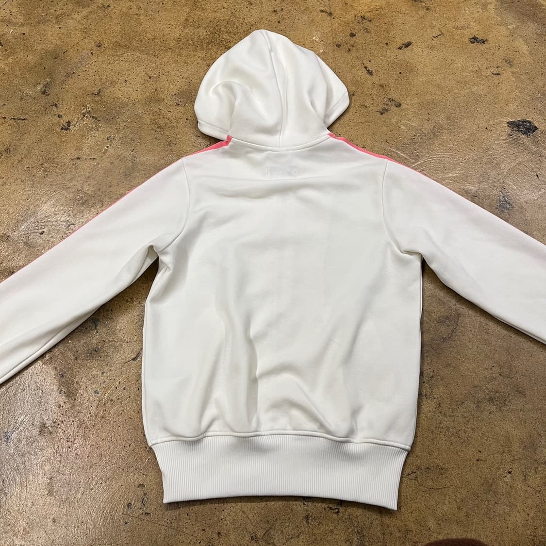 아디다스 화이트 핑크 흰핑 후플 후드집업 90 상품이미지4