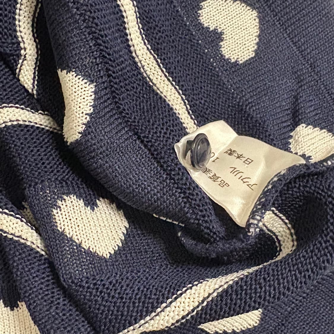 navy heart cardigan  상품이미지4