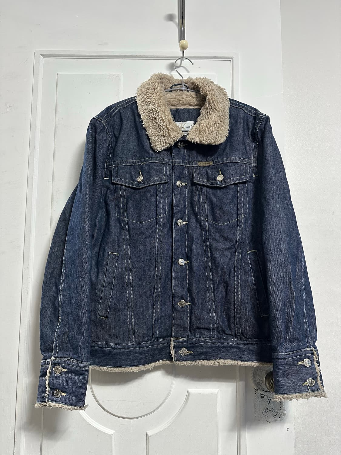 캘빈클라인 데님 쉐르파 자켓 상품이미지1