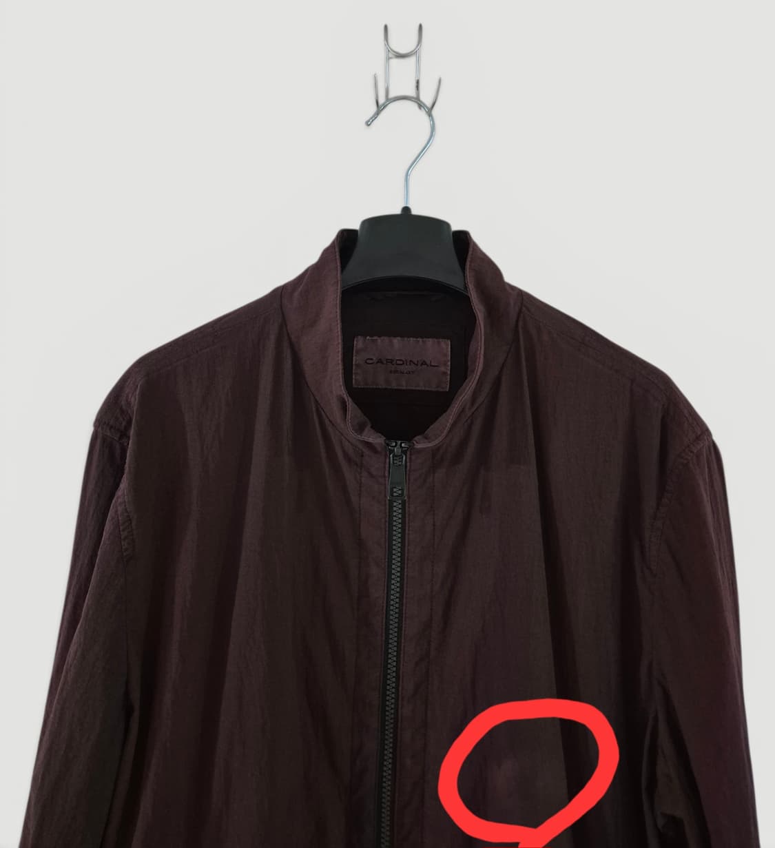 [105]갤럭시 카디날 얇은 자켓 버건디 상품이미지1
