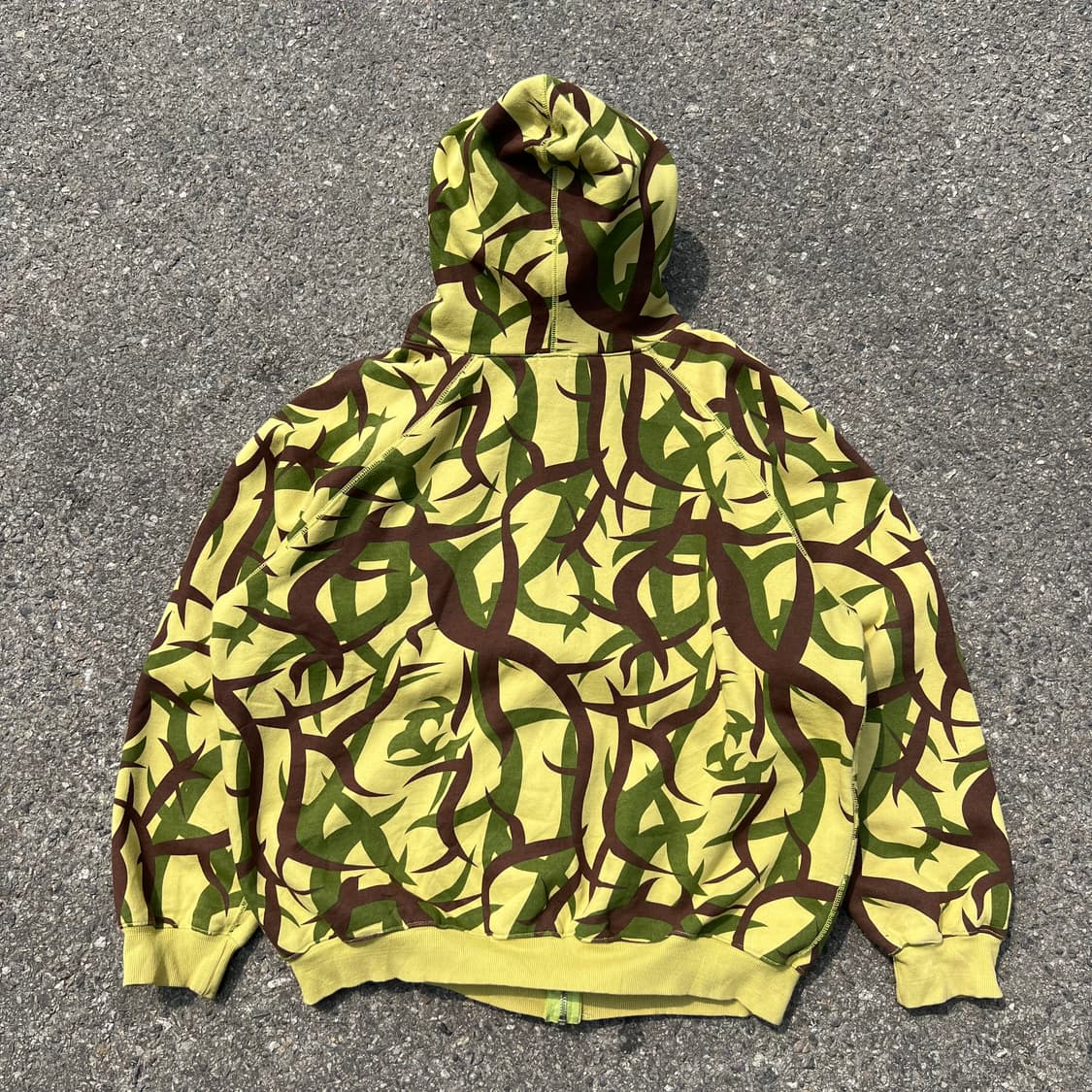 트라이벌 카모 후드 집업 상품이미지6