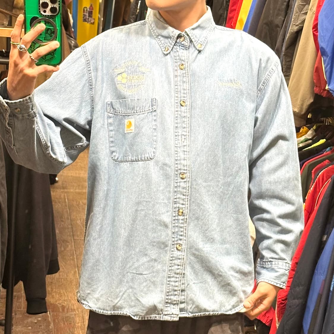 [HI] 칼하트 데님셔츠 상품이미지2