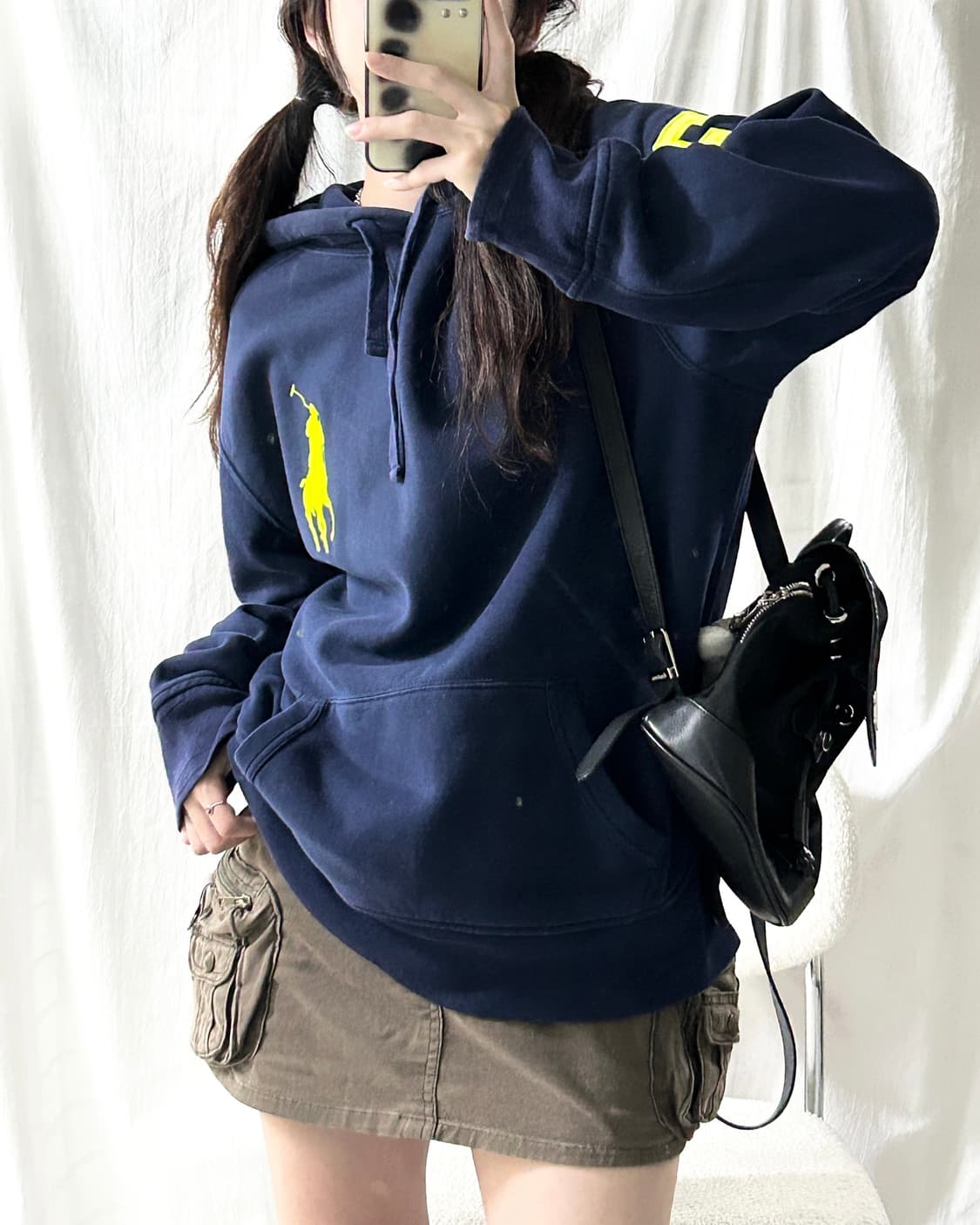 폴로 빅포니 네이비 후드 상품이미지2