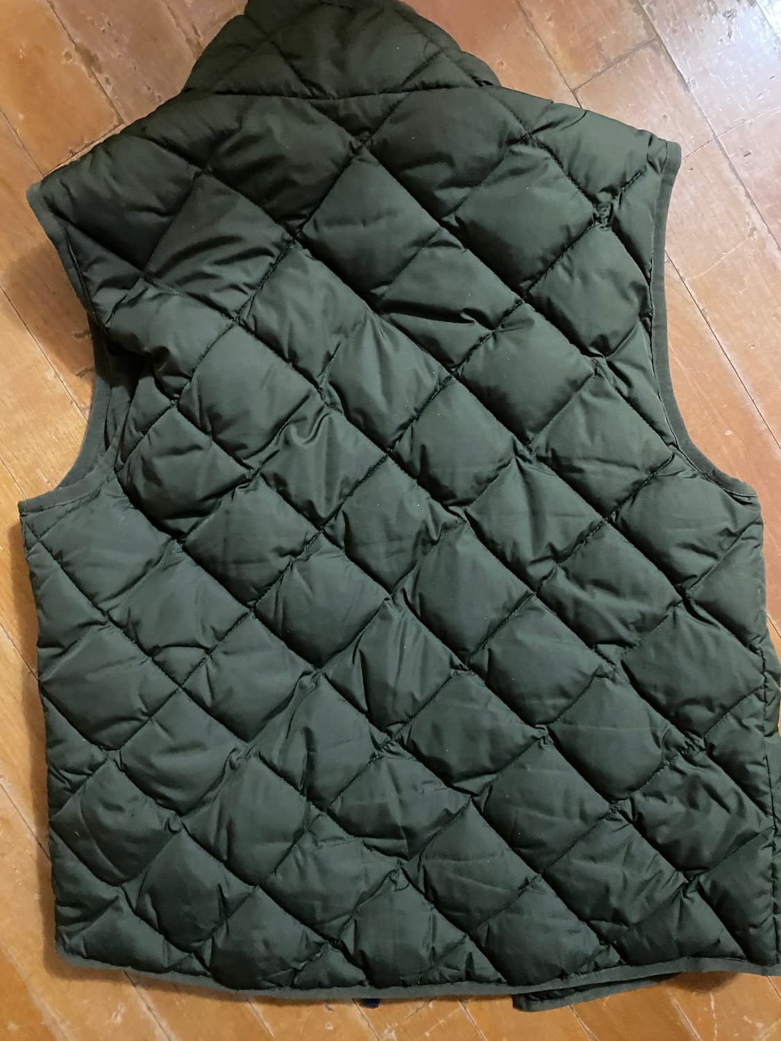 티니위니 올리브그린 퀼팅 조끼 XL (105) 상품이미지6