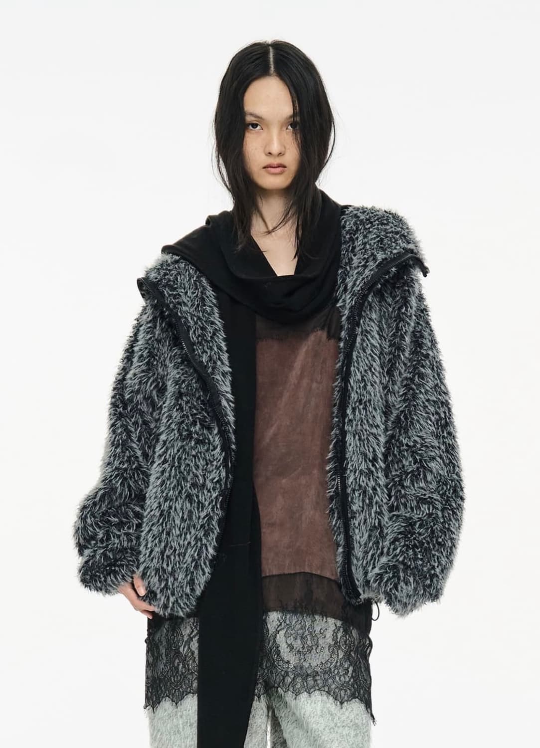 세릭 바라클라바 퍼 후드집업  상품이미지2