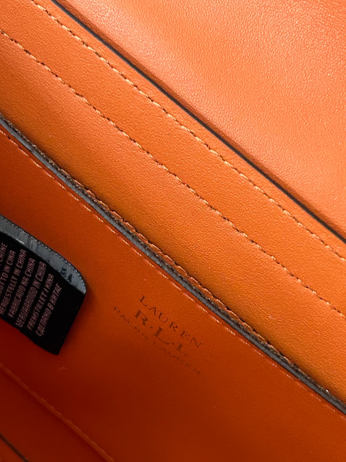 Polo 폴로 랄프로렌 브라운 가죽 크로스백 상품이미지6