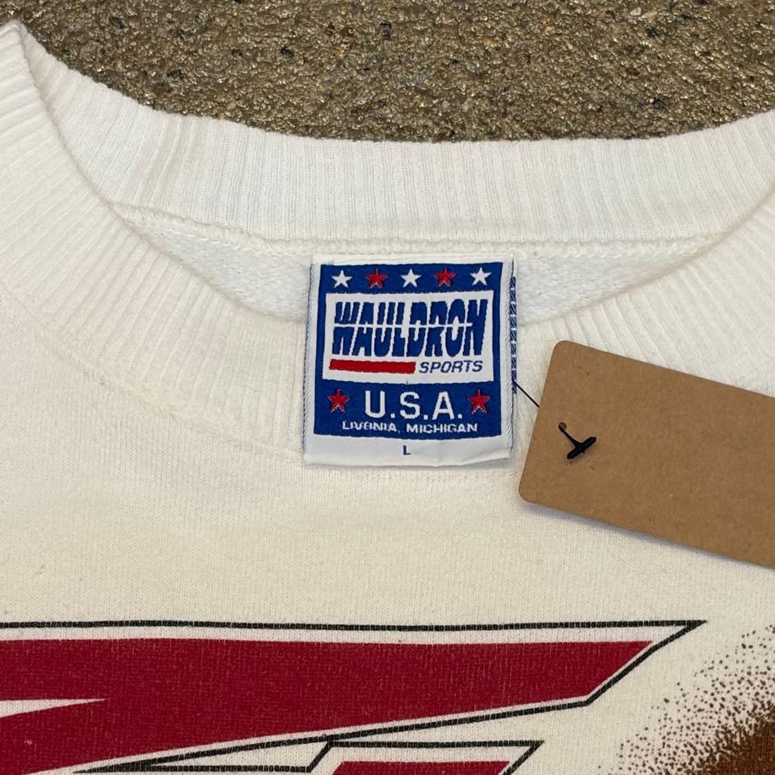 레어 90s USA 미국 빈티지 위스콘신 헤비코튼 맨투맨 상품이미지6