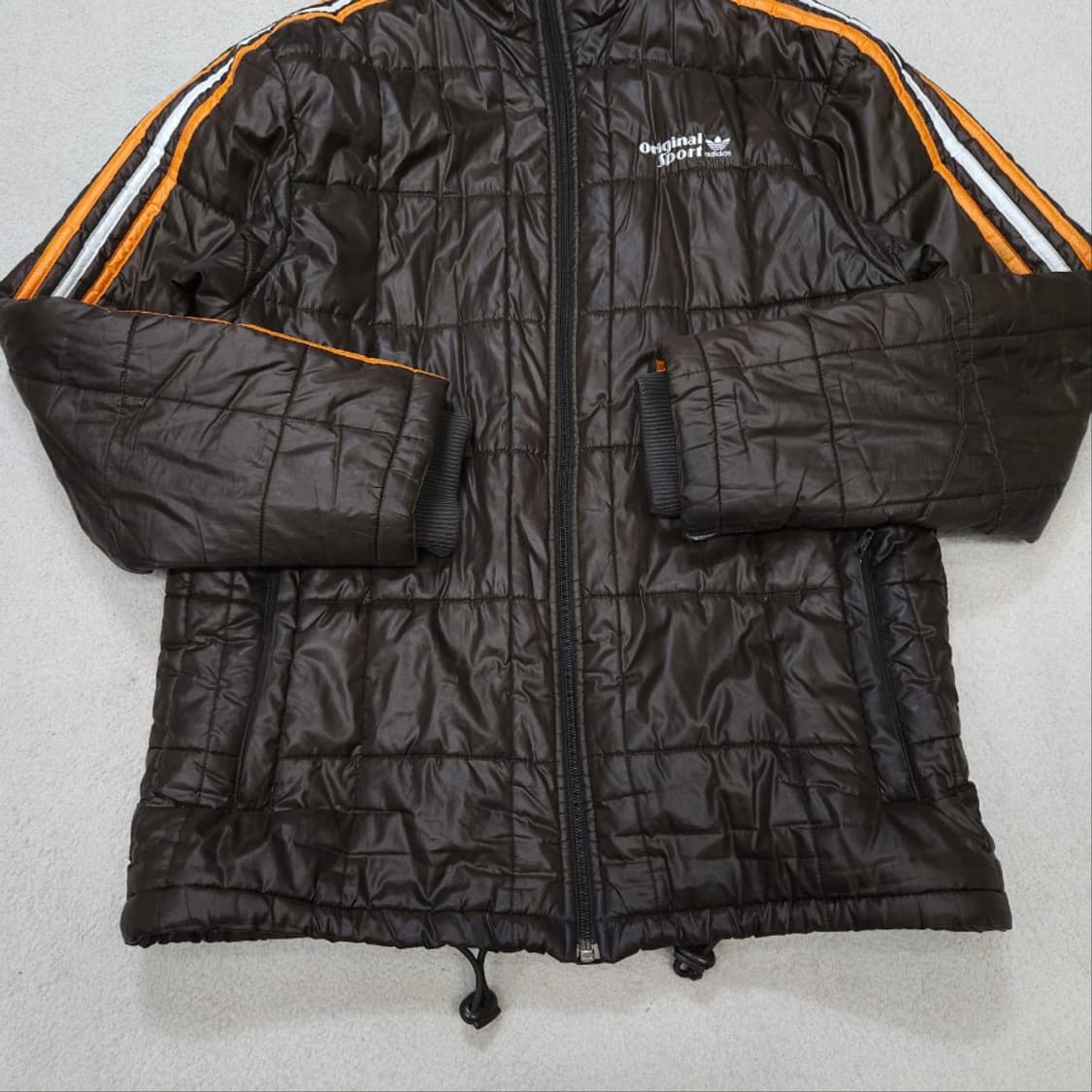 아디다스 삼선 점퍼 95 브라운 상품이미지5