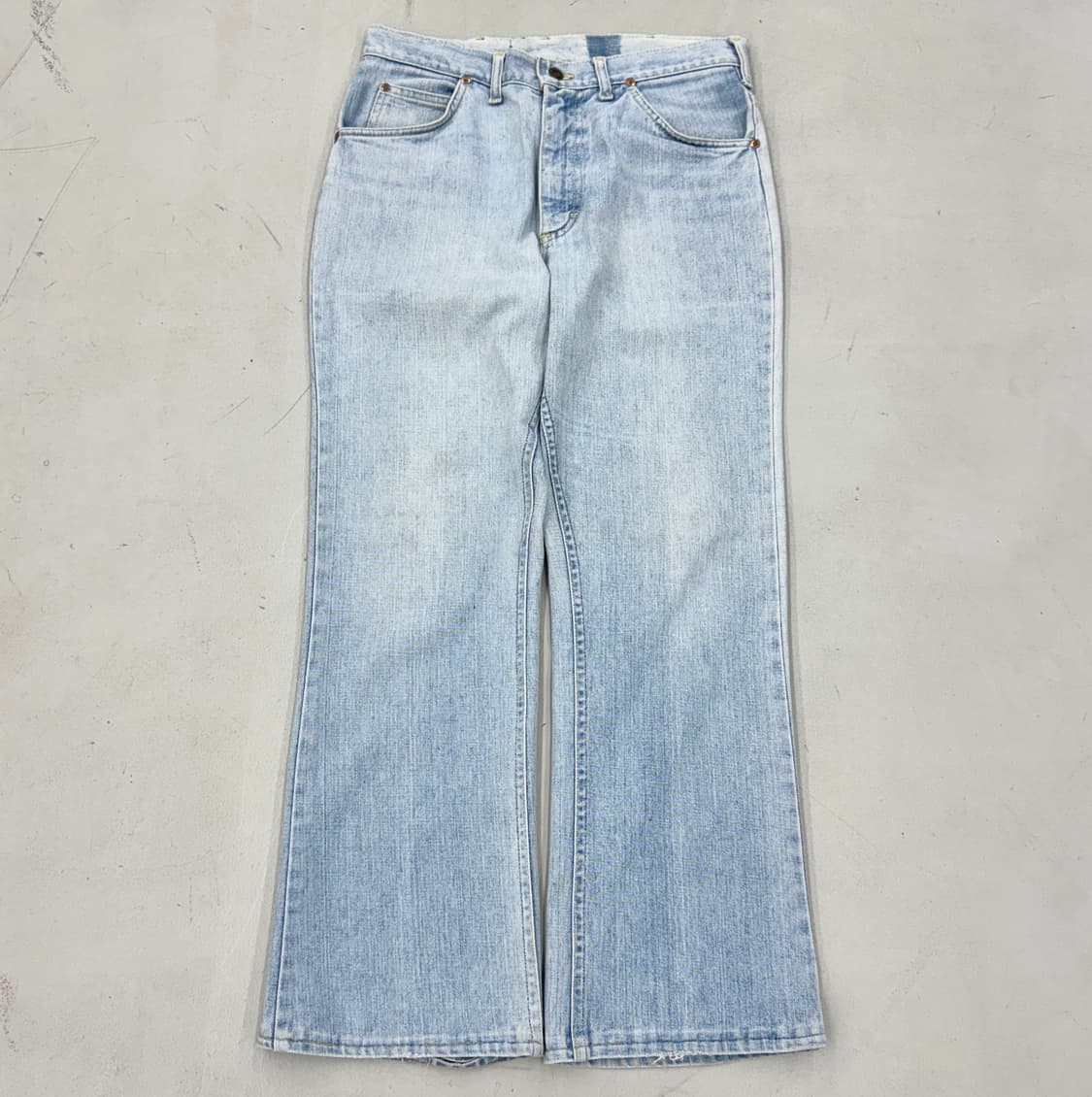 LEE 리 00s USA 부츠컷 워싱 플레어 데님팬츠 상품이미지2