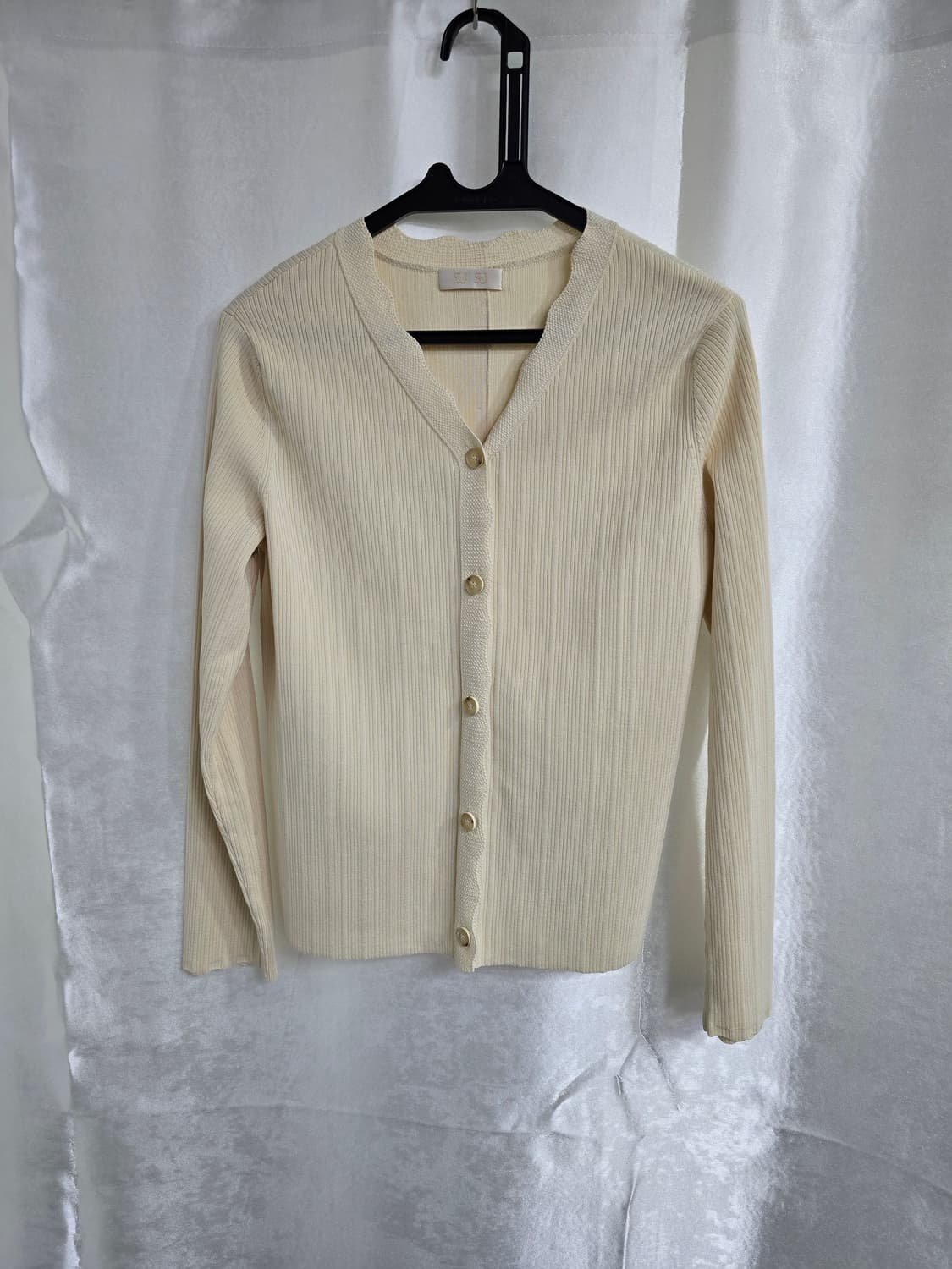 SJSJ 아이보리 골지 니트 가디건 (1933) 상품이미지1