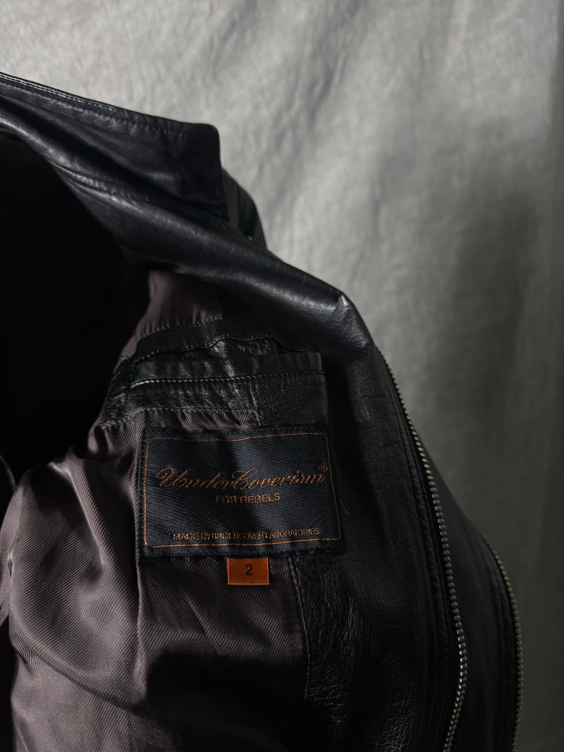 UNDERCOVER Cow Leather Riders Jacket  상품이미지9