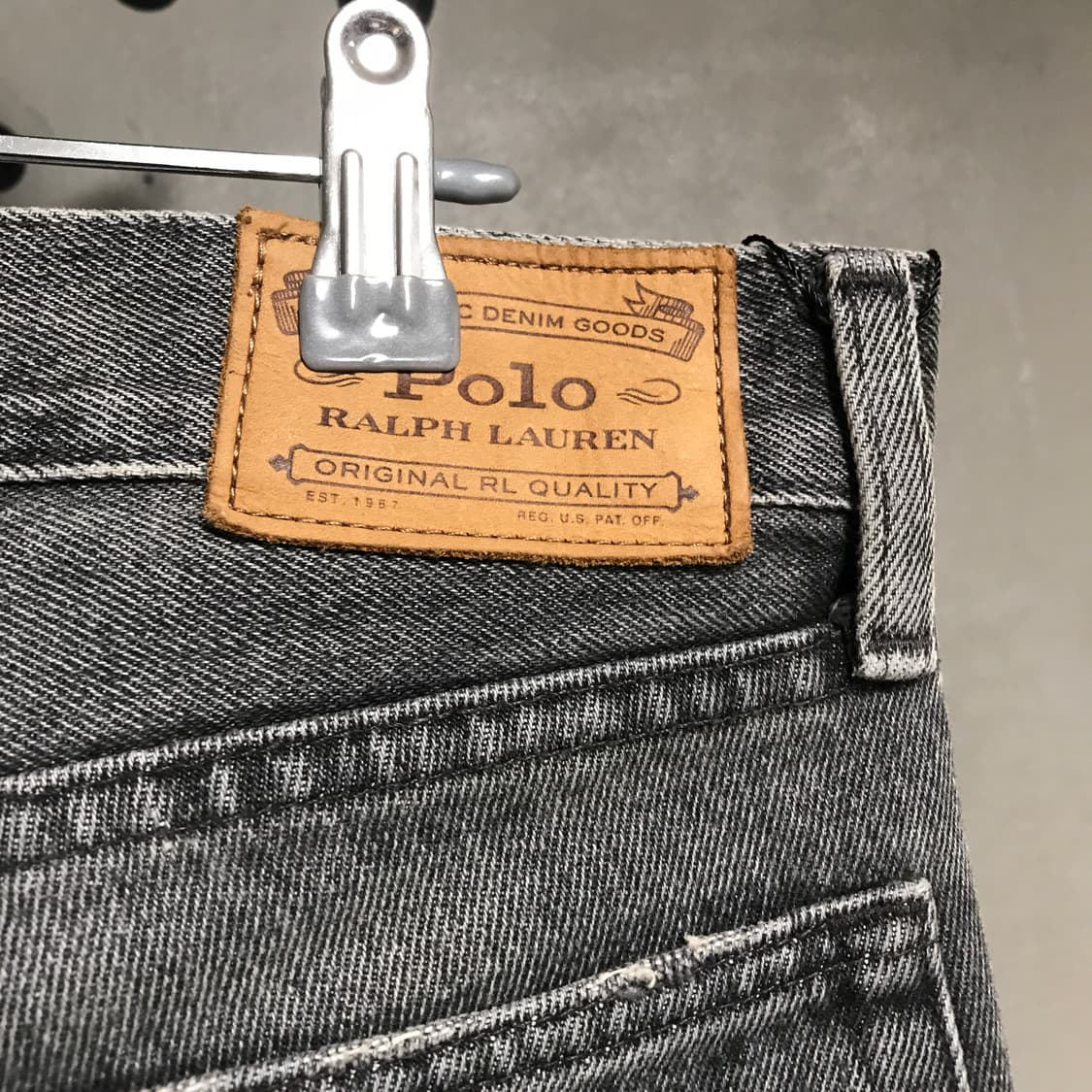 폴로 랄프로렌 흑청 데님 팬츠 29/30 상품이미지5