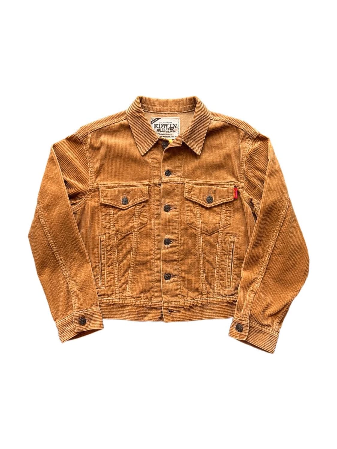 90-00s 에드윈 3nd 코듀로이 트러커 자켓 상품이미지1