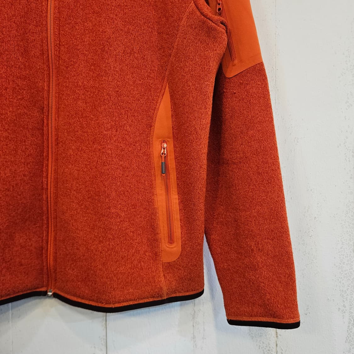 100(L) 프로스펙스 플리스 집업 자켓 주황색 상품이미지5