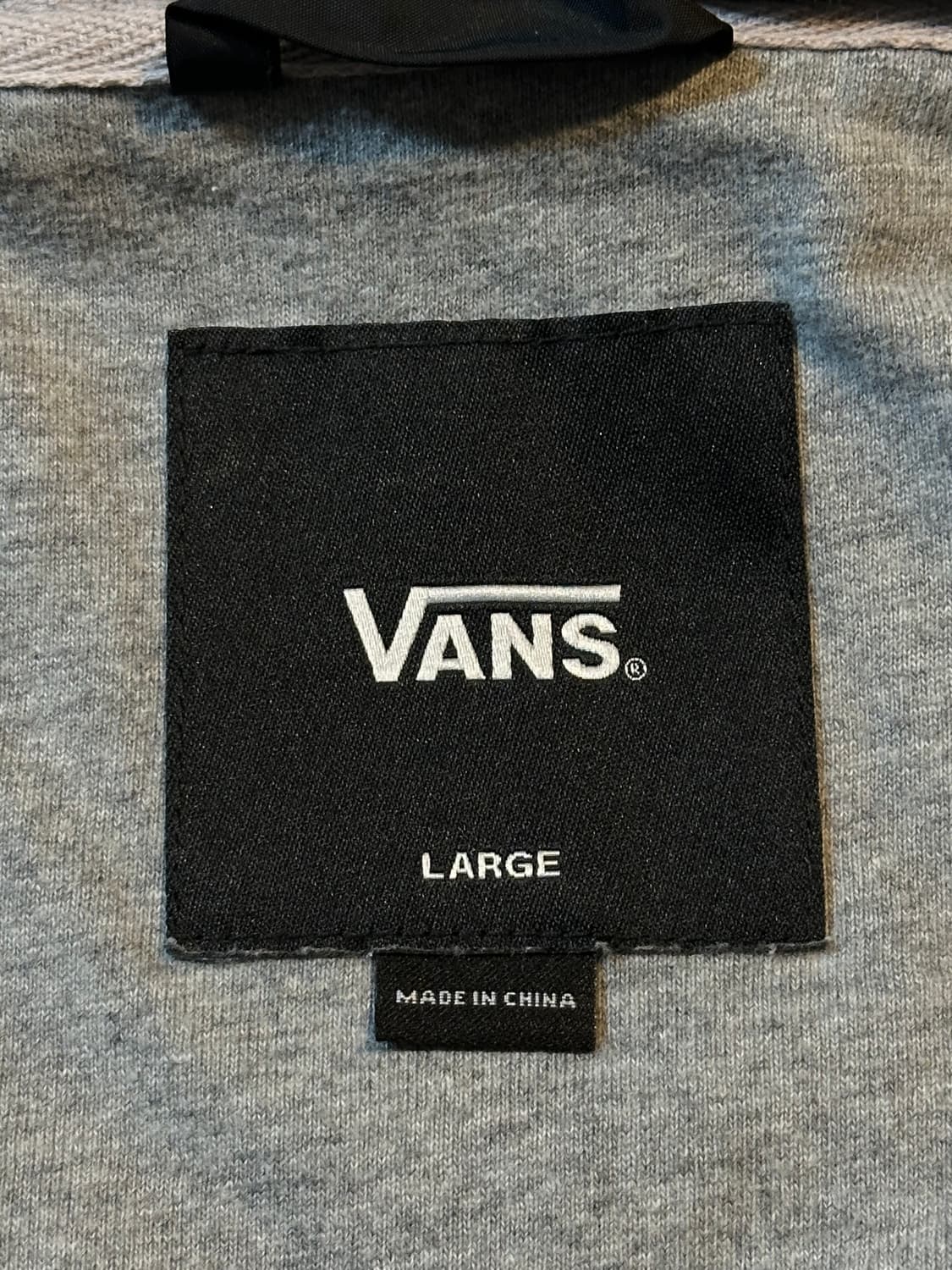 반스 VANS 백로고 후드 코치 자켓 블랙 상품이미지6