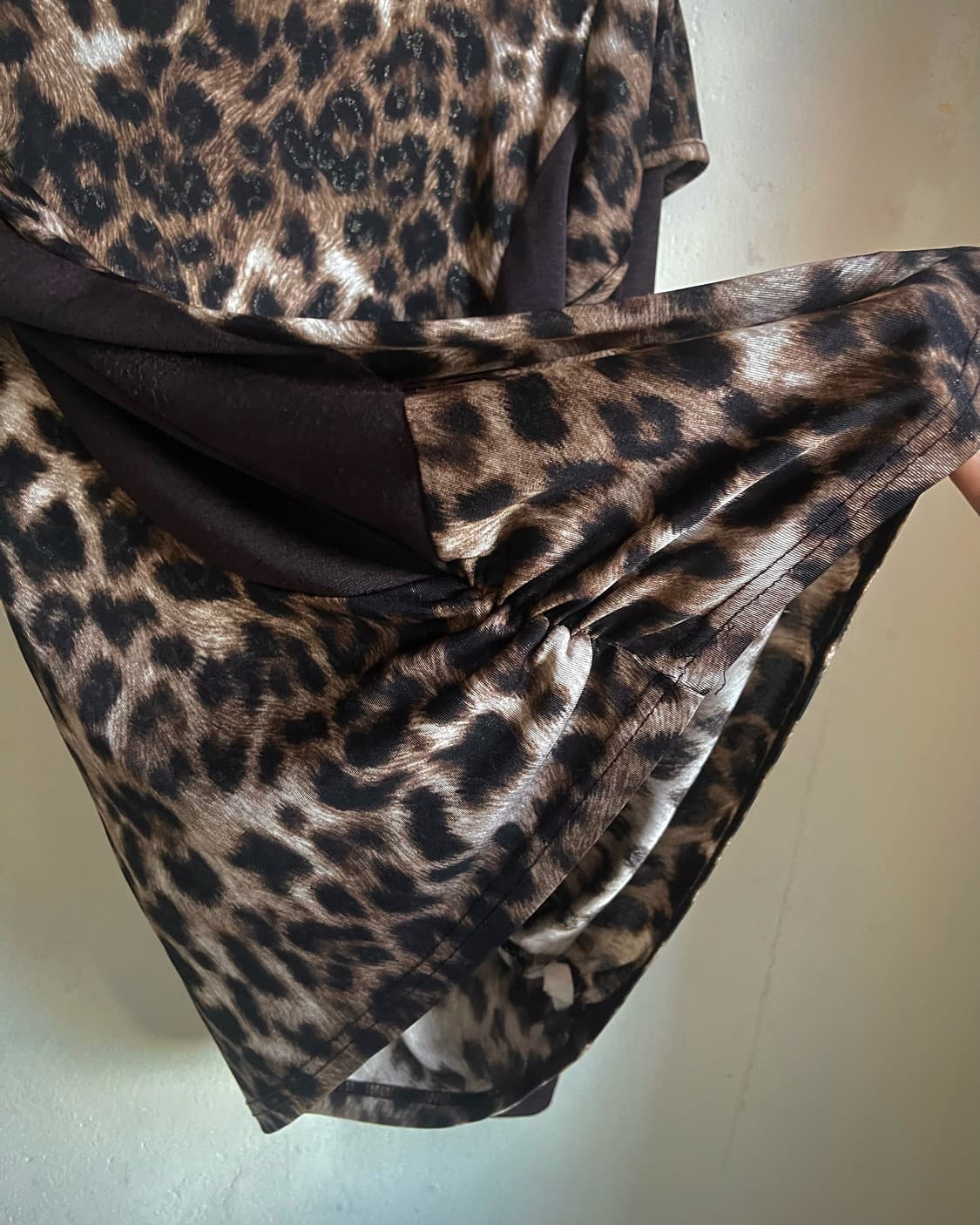 JPN Vintage Leopard Layered Long Sleeve 상품이미지9