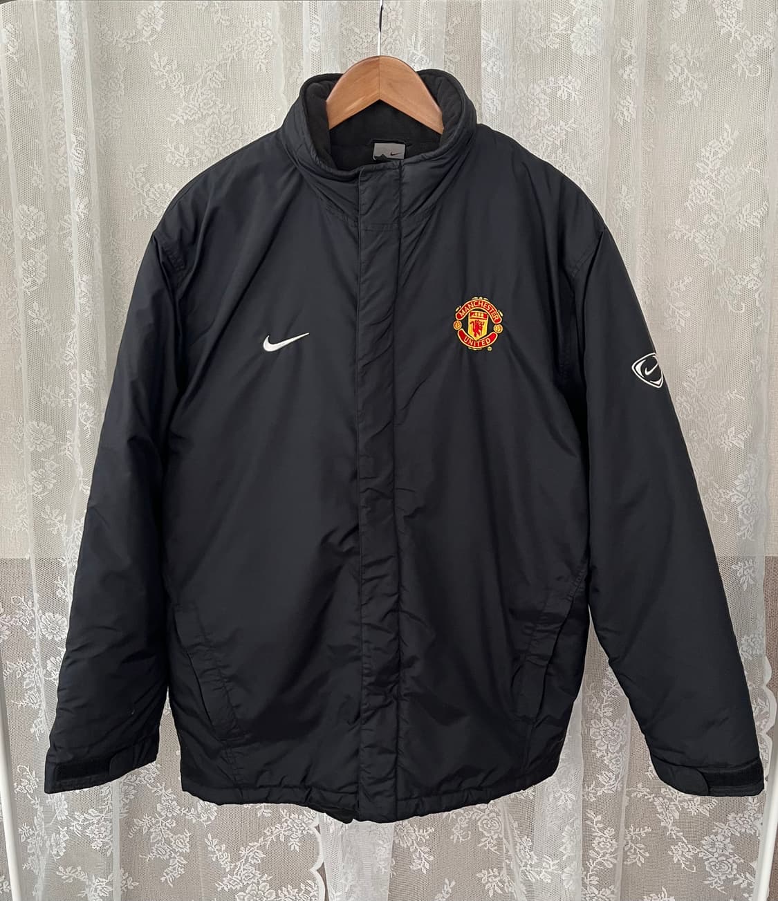 M) 나이키 맨유 00s 벤치자켓 누빔 패딩 블랙 맨체스터 유나이티드 상품이미지1