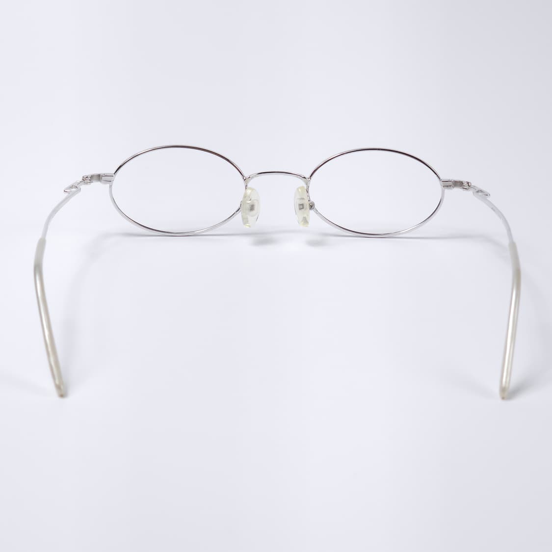 18K 백금 도금 90년도 빈티지 오벌형 긱시크 안경 상품이미지8