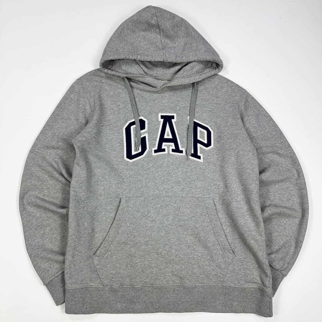 갭 gap 빅로고 그레이 후드티 (L) 상품이미지2