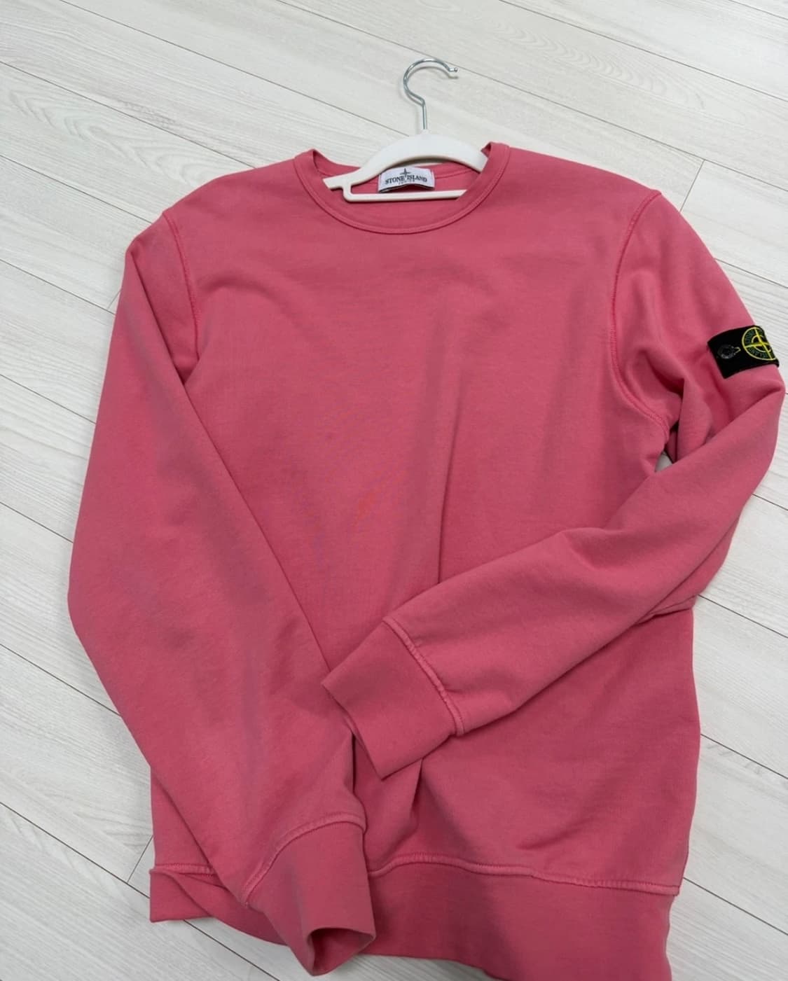 스톤아일랜드 맨투맨 핑크,옐로우 상품이미지4