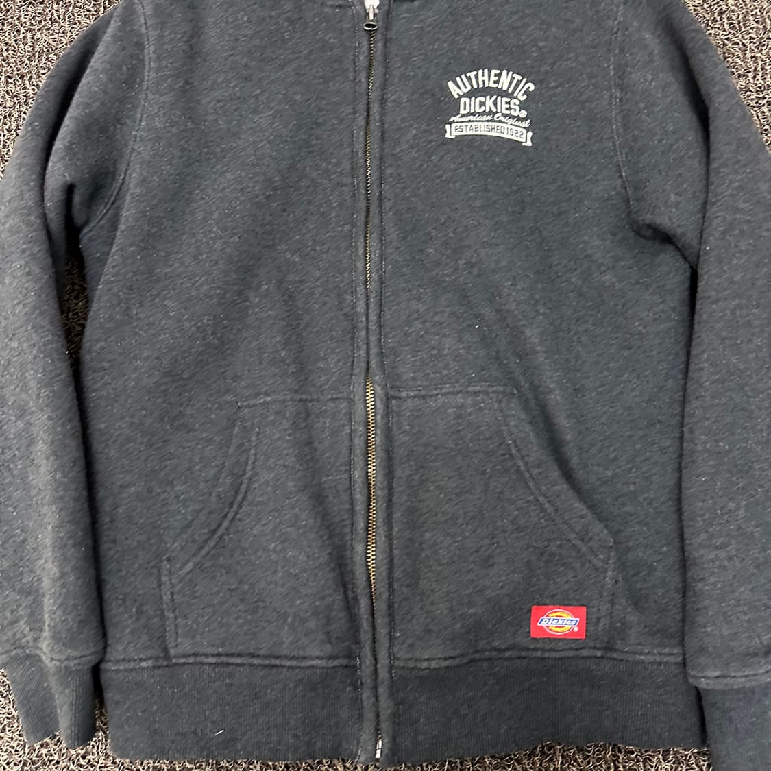 Dickies 디키즈 기모 털 후드집업 차콜 95(M) 상품이미지3