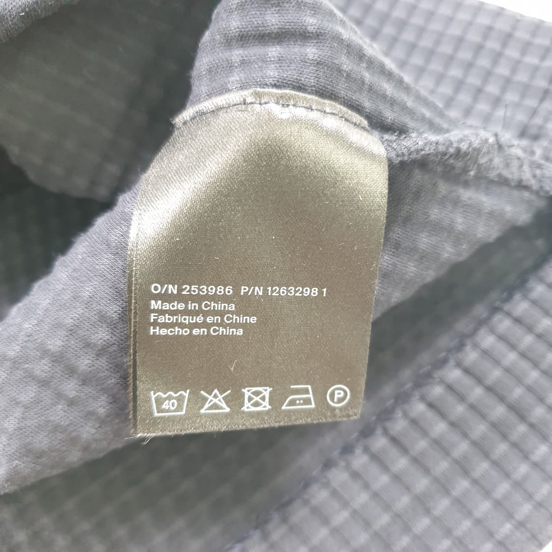 COS 남성 네이비 체크 셔츠 상품이미지3