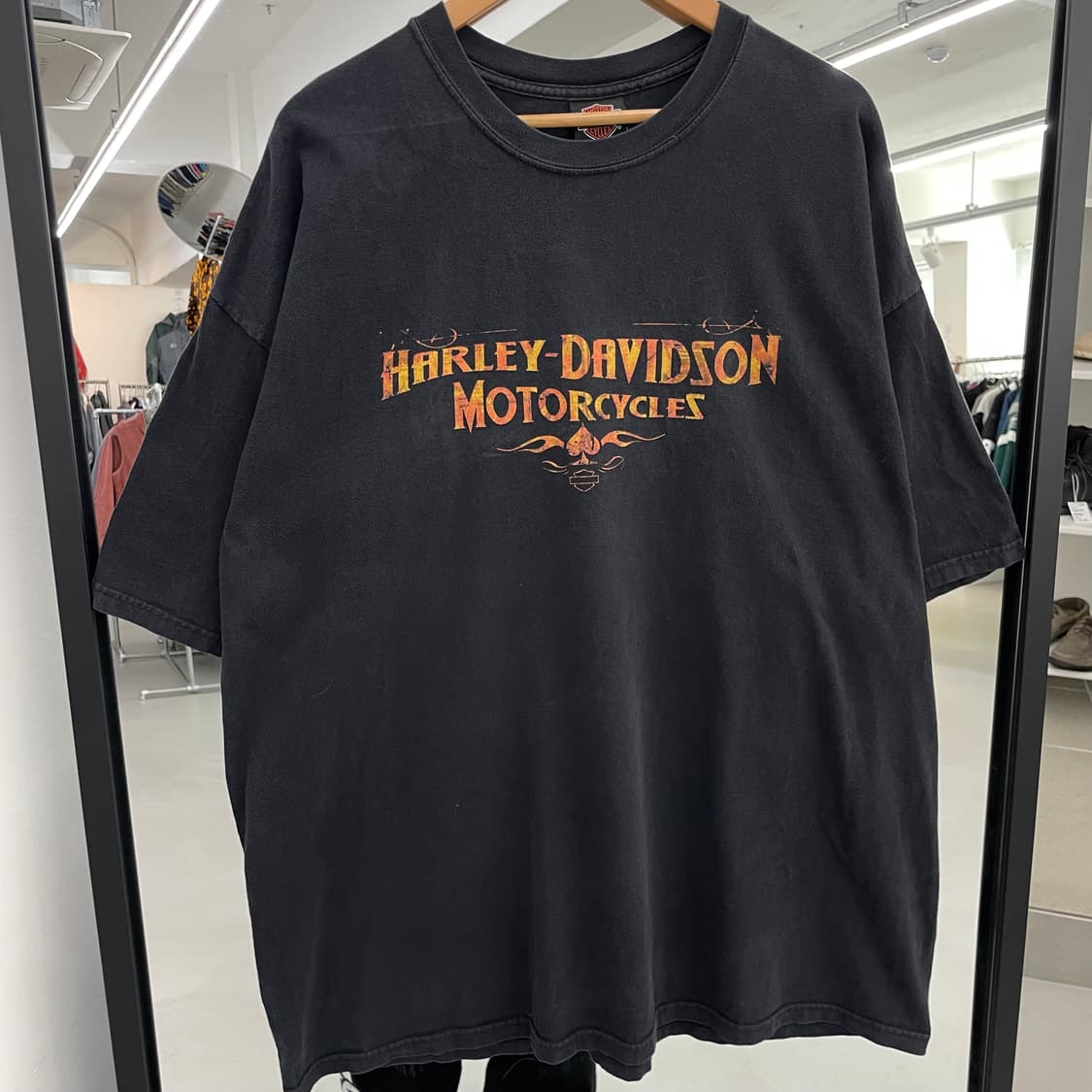 할리데이비슨 00s 페이딩 빈티지 그래픽 반팔 티셔츠 상품이미지3