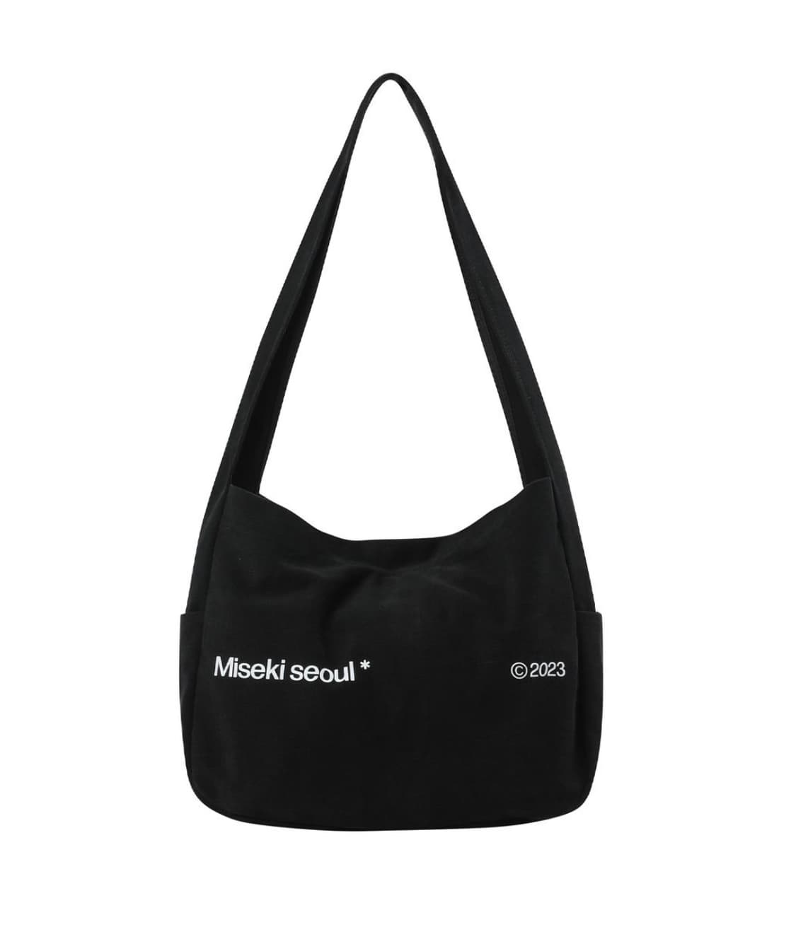 미세키서울 코튼 빅 크로스백 블랙  상품이미지1