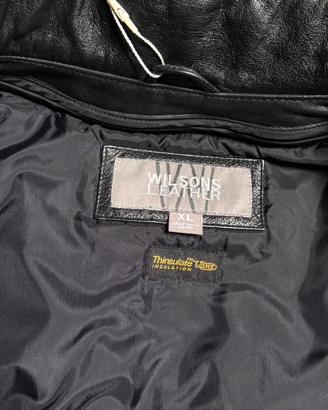 윌슨 레더 레더 벨티드 자켓 M 상품이미지6