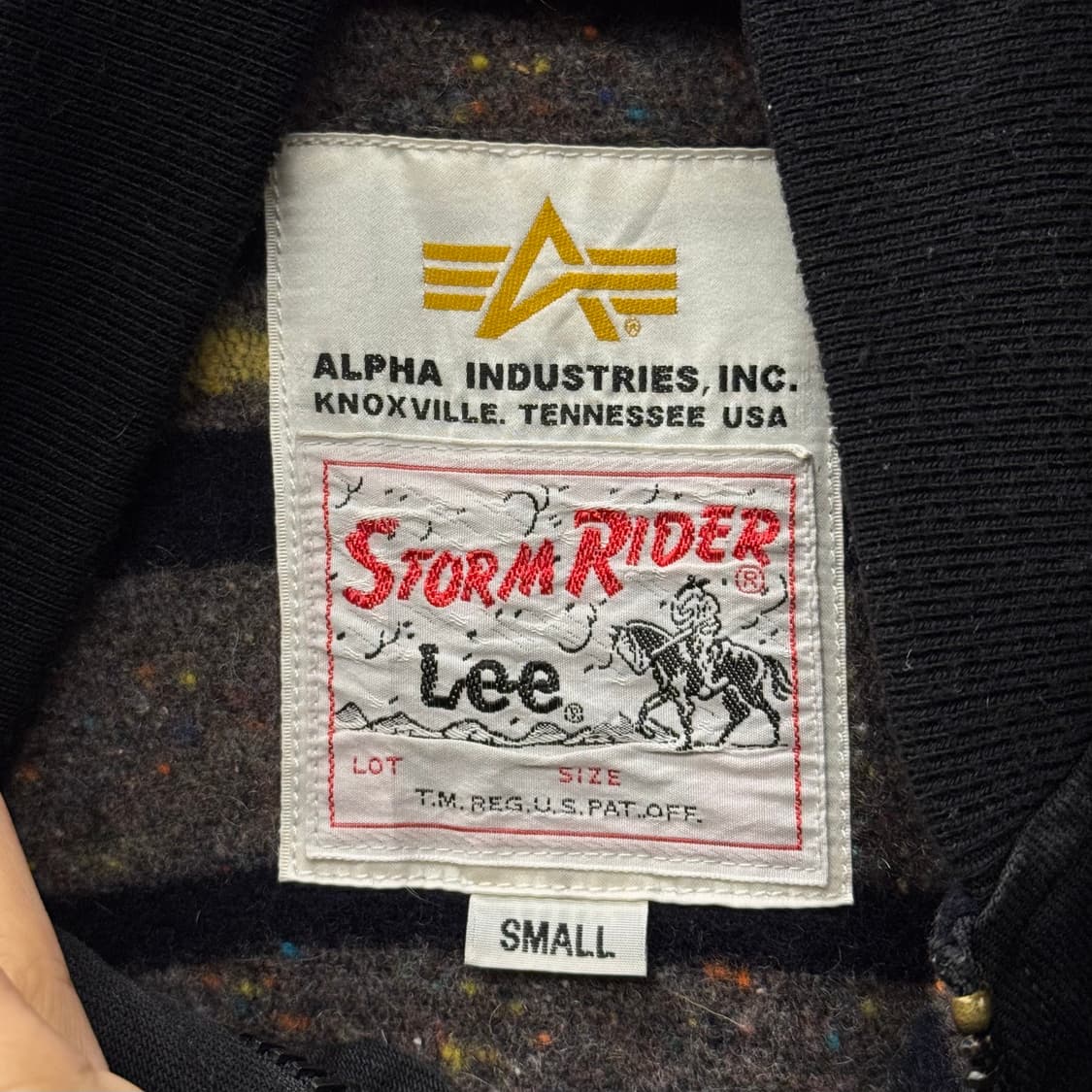 LEE X 알파 인더스트리 스톰 라이더 복각 코튼 봄버 자켓 N240 상품이미지6
