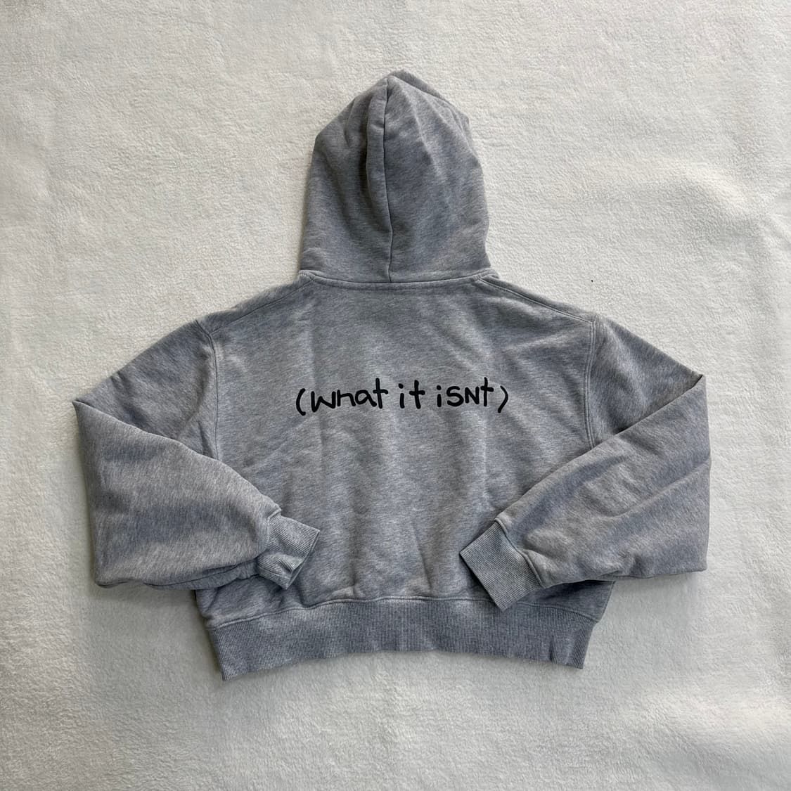 F 와릿이즌 크롭 후드티 0313T 상품이미지2