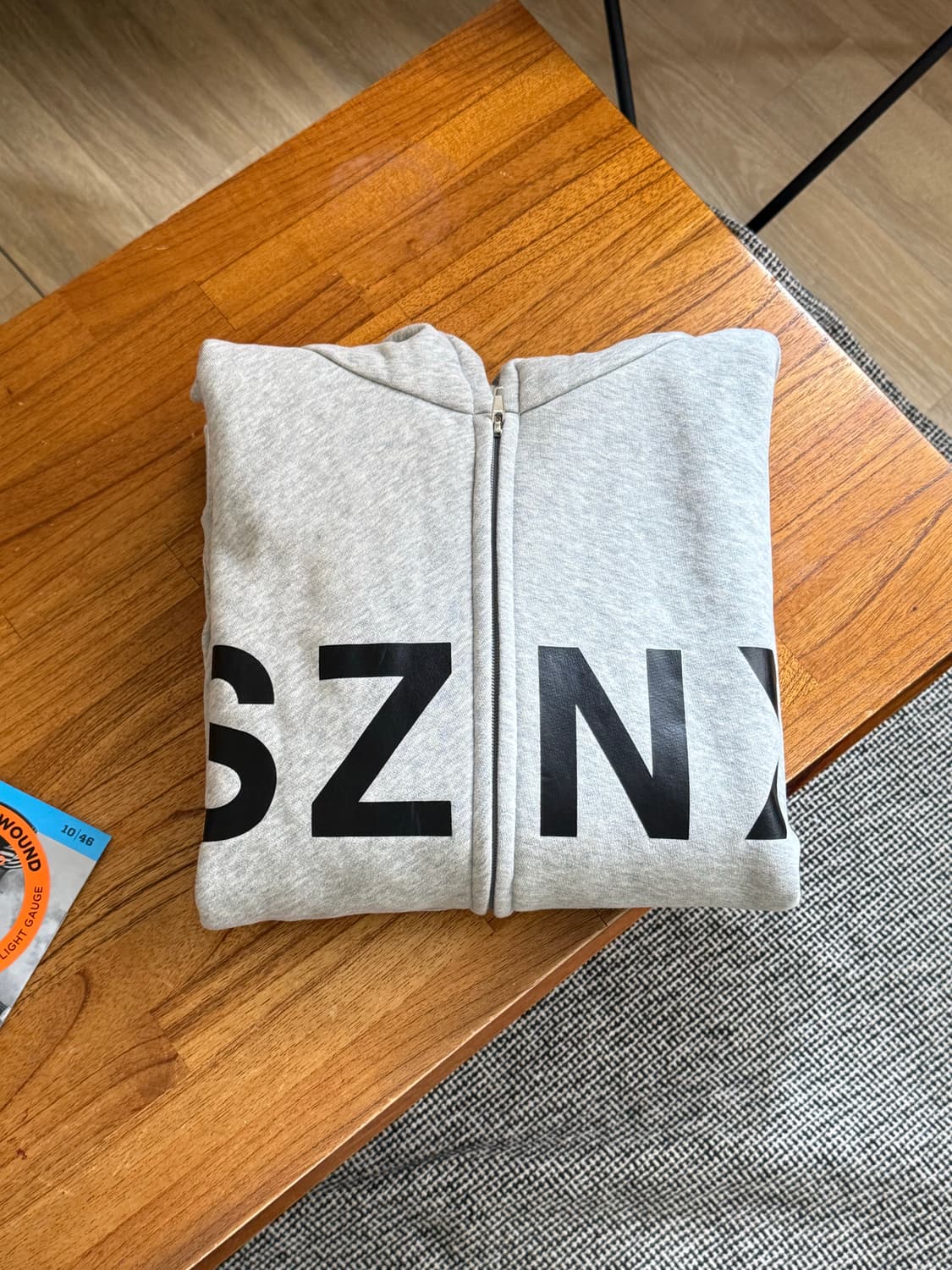 이지 YEEZY 후드집업 HD-10 그레이 한국 한정판 2사이즈 상품이미지6