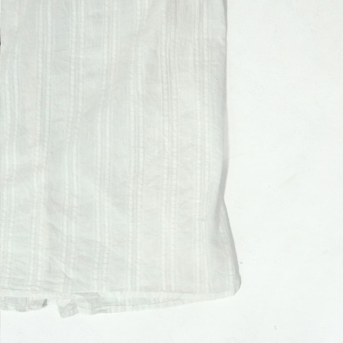 화이트 버튼 롱 원피스 상품이미지3