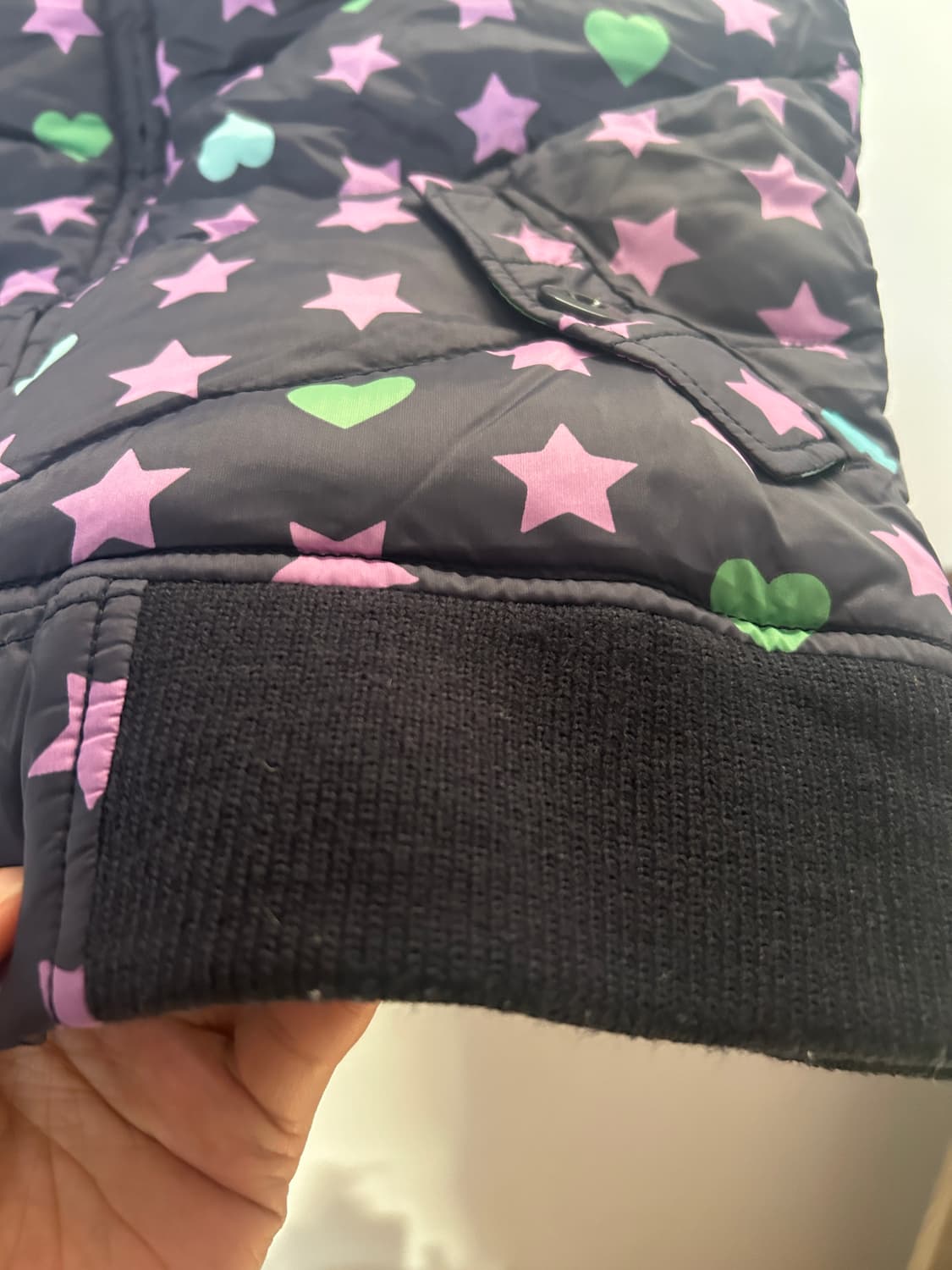 하트 별 패딩조끼 상품이미지4