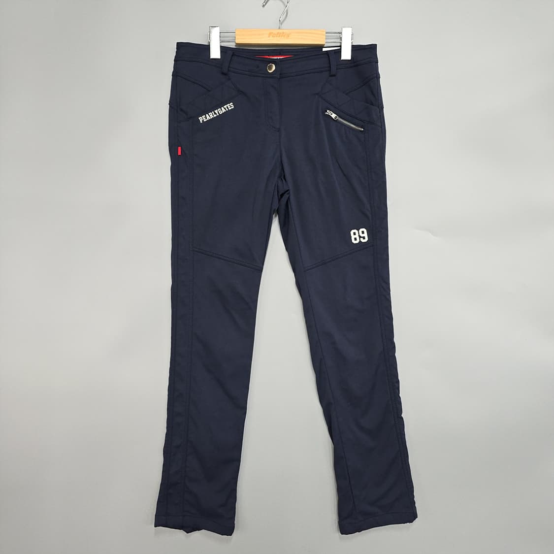 파리게이츠(pearlygates) 여성 골프 팬츠 네이비 2 상품이미지1