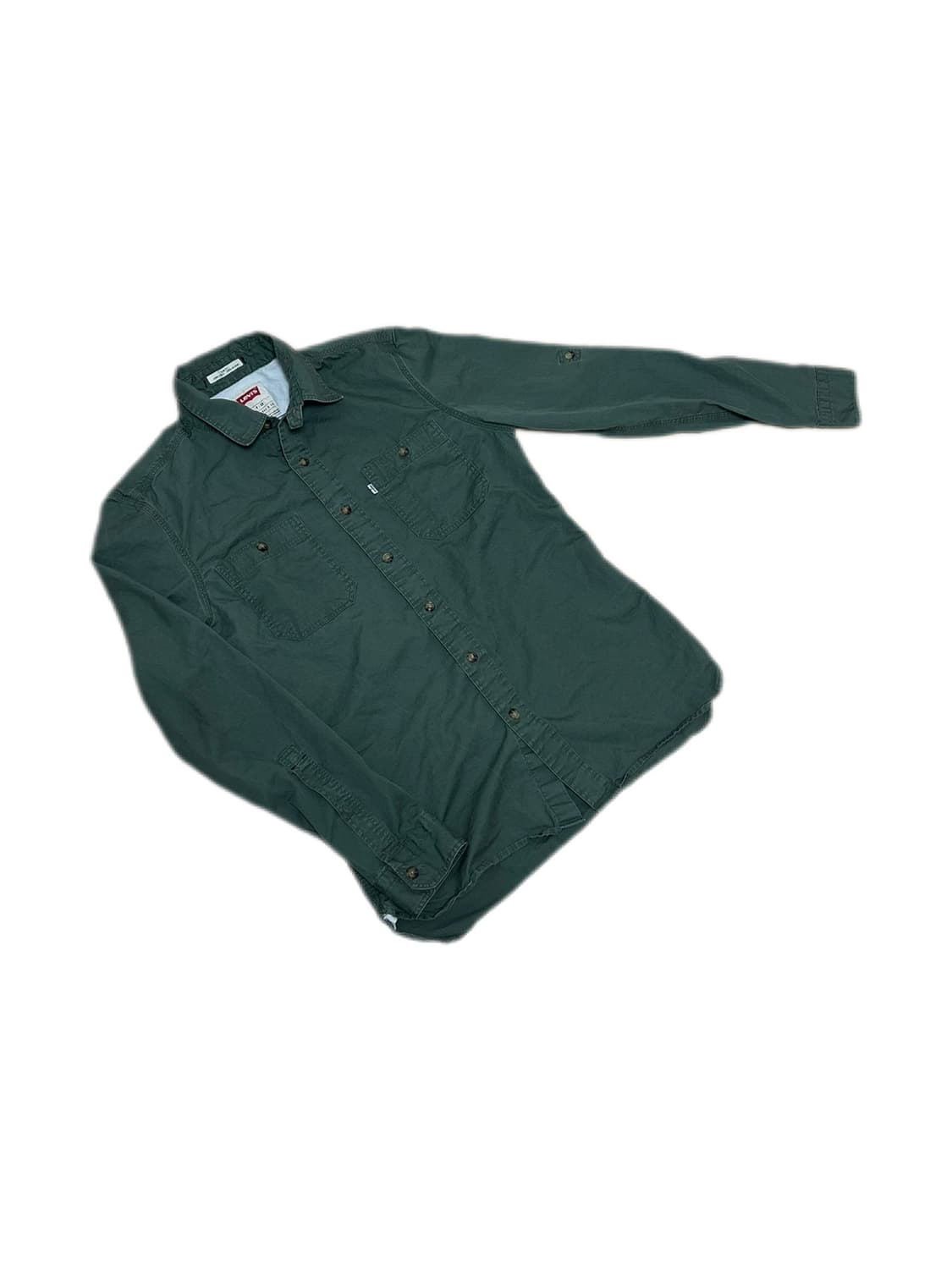 리바이스 화이트탭 그린올리브 투포켓 빈티지 셔츠 상품이미지2