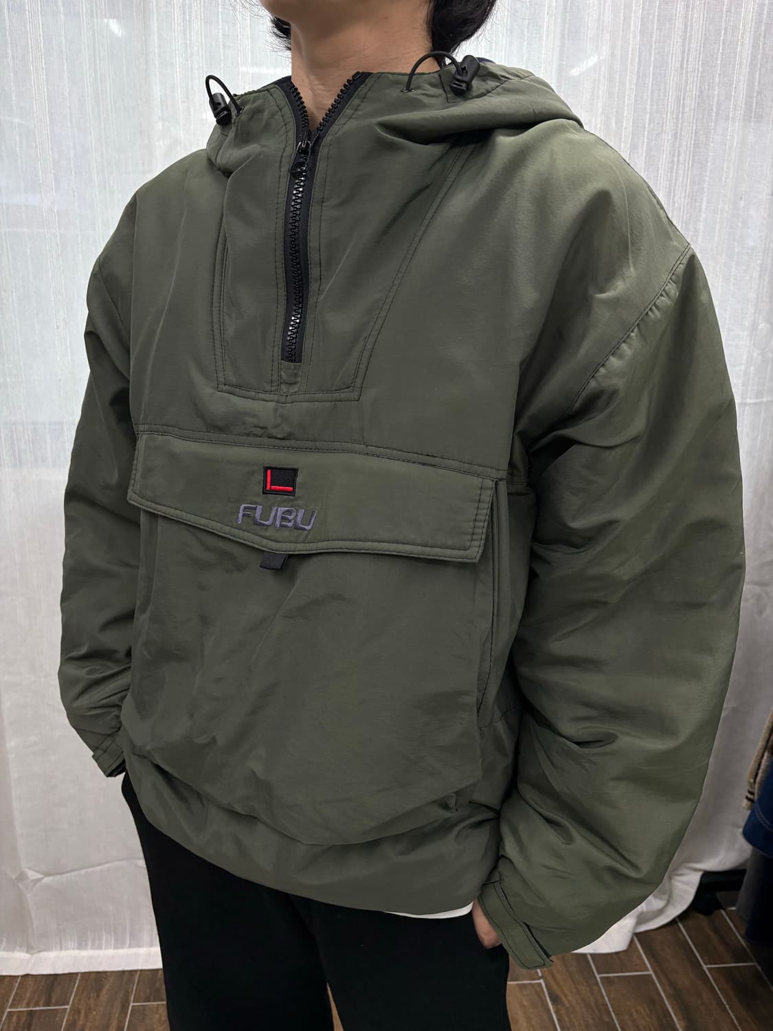 FUBU 빈티지 아노락 플리스 후드 자켓 상품이미지1