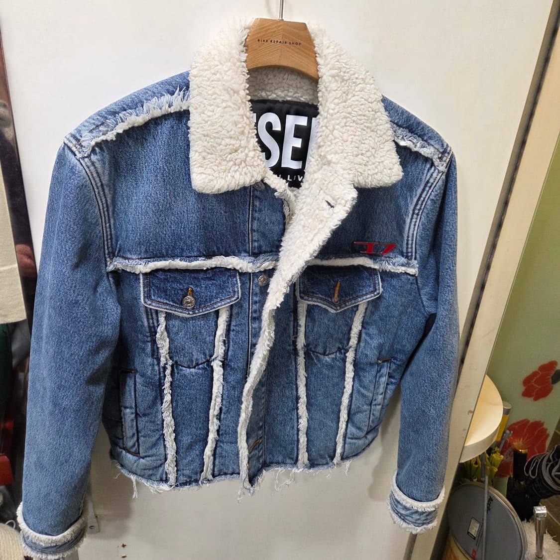 디젤 쉐르파 양털 자켓 상품이미지1