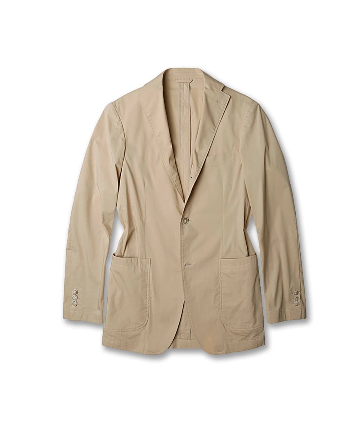 링자켓 [Ring Jacket] 베이지 코튼 폴리 실버 라벨 자켓 상품이미지1