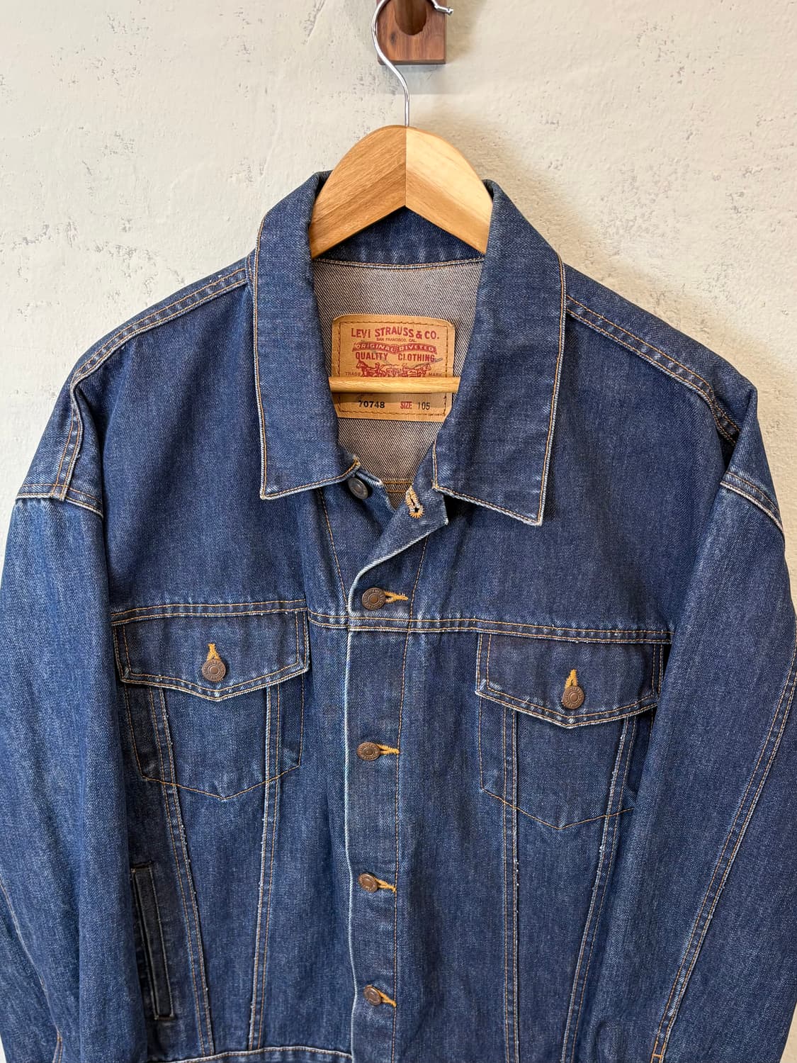 리바이스 빈티지 70748 데님 트러커 자켓 상품이미지5