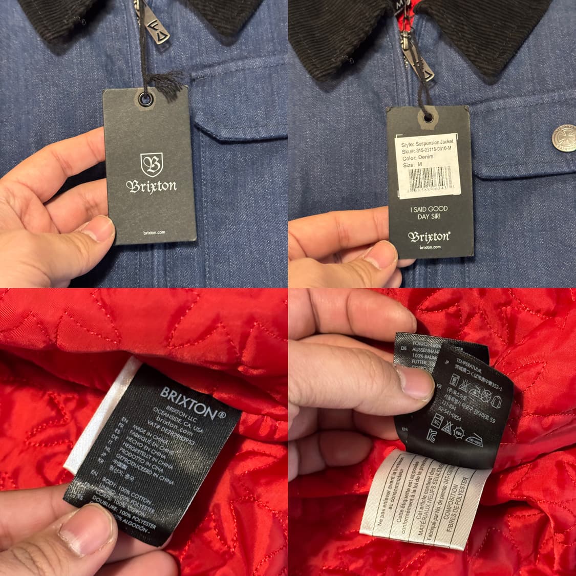 인디펜던트 x 브릭스톤 데님 워크자켓 (M-L) 새상품 상품이미지10