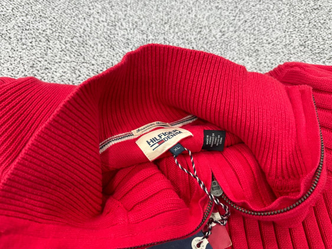 [새상품] 타미힐피거 골지 니트집업 상품이미지4