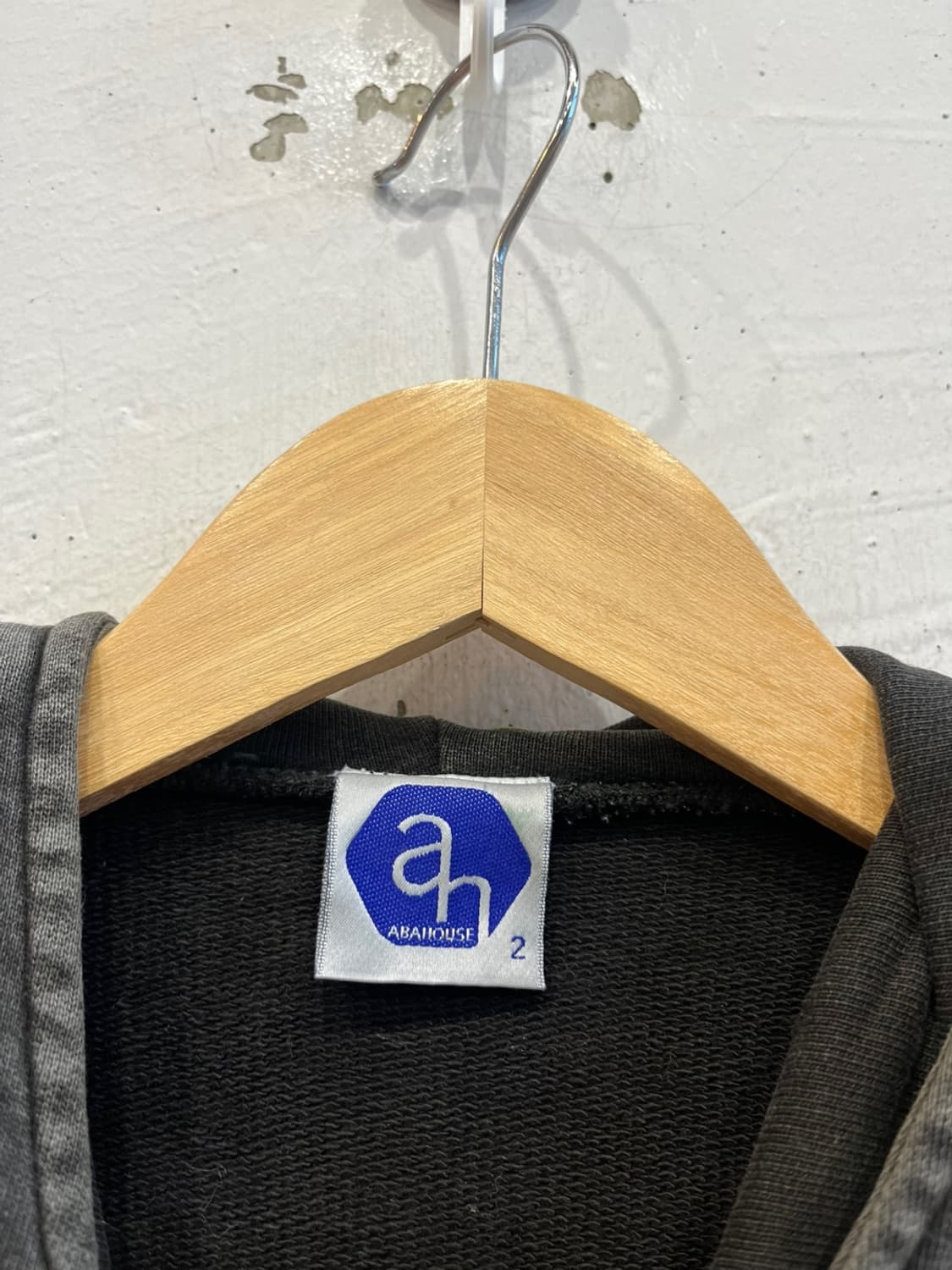 abahouse 아바하우스 그런지 워시드 후드집업  상품이미지7